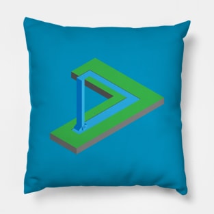 Low-poly Waterfall Pillow