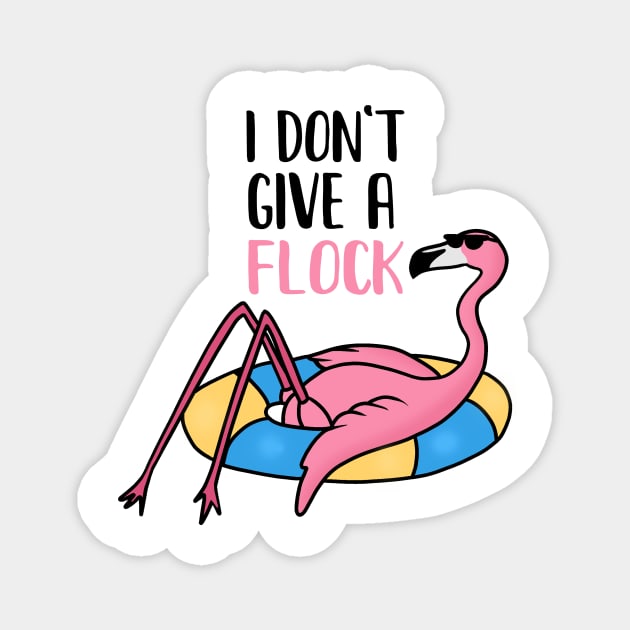 Funny Flamingo, I Don't Give a Flock, Tropical Magnet by logiamerch