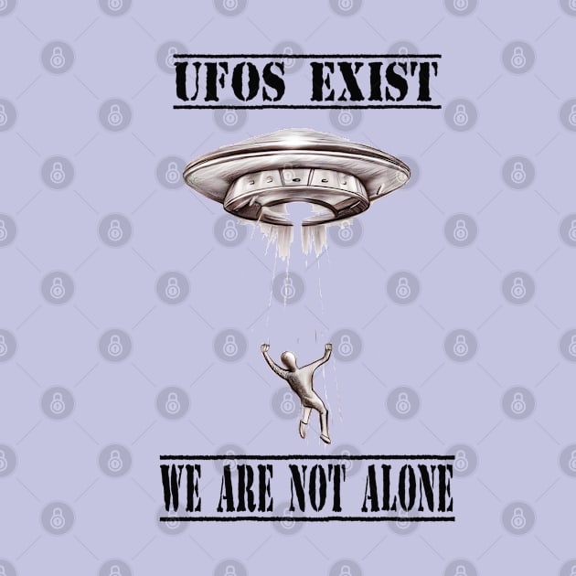 UFOs exist We are not Alone by VirtuDivine Art