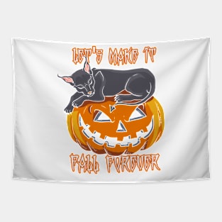 Halloween Cat Tapestry