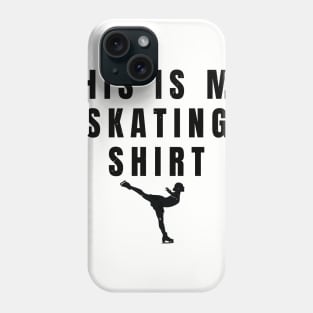 Girls Ice Skating Shirt Womens Ice Skating Gift Phone Case