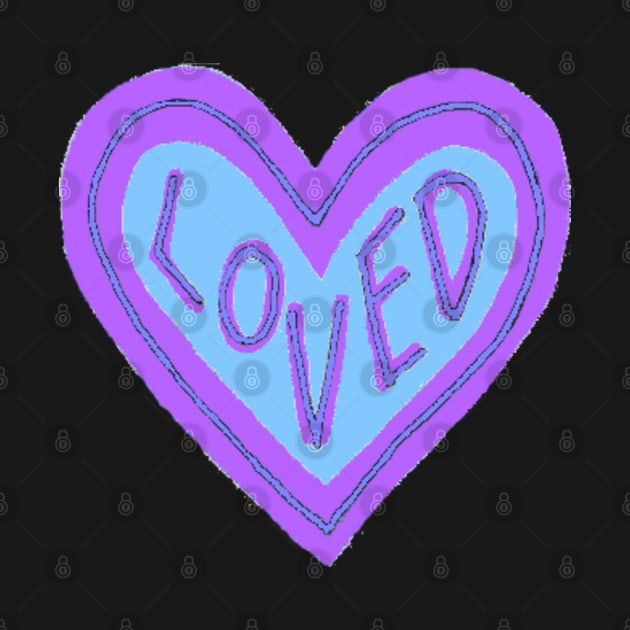 You Are Loved-Blue&Purple by kaileyryan