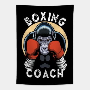 Gorilla  Boxing Coach Tapestry