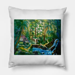 Retreat-Cabin in the Woods Pillow