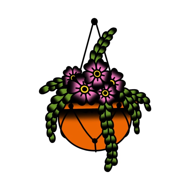 Hanging Basket by drawingsbydarcy