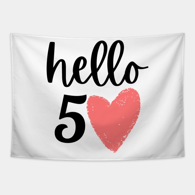 Hello 50 Tapestry by Salizza