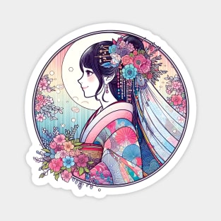 Cute kawaii bride Magnet