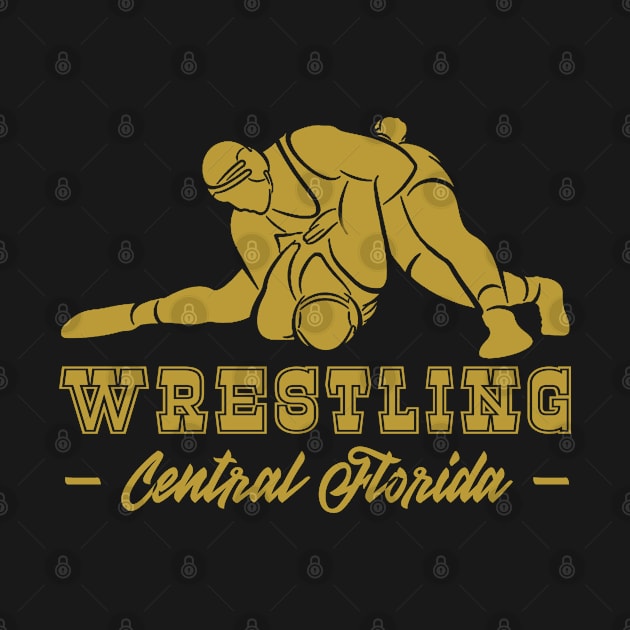 Wrestling Central Florida with College Wrestling Graphic by tropicalteesshop