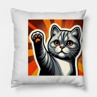 cat superhero Pillow