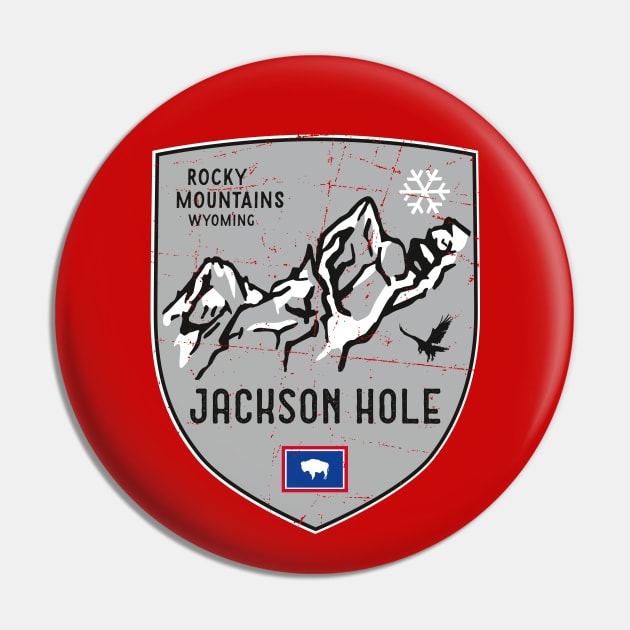 Emblem Jackson Hole Pin by posay