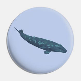 Gray Whale Pin