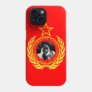 Comrade Laika First Dog In Space Phone Case