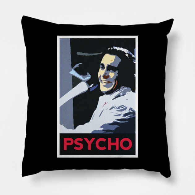 American Psycho - Patrick Bateman Pillow by VictorVV