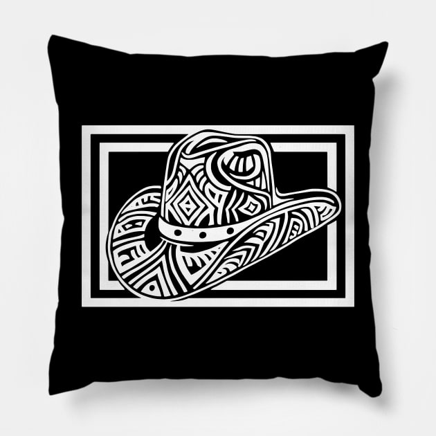 The Cowboy Hat Pillow by WildyWear