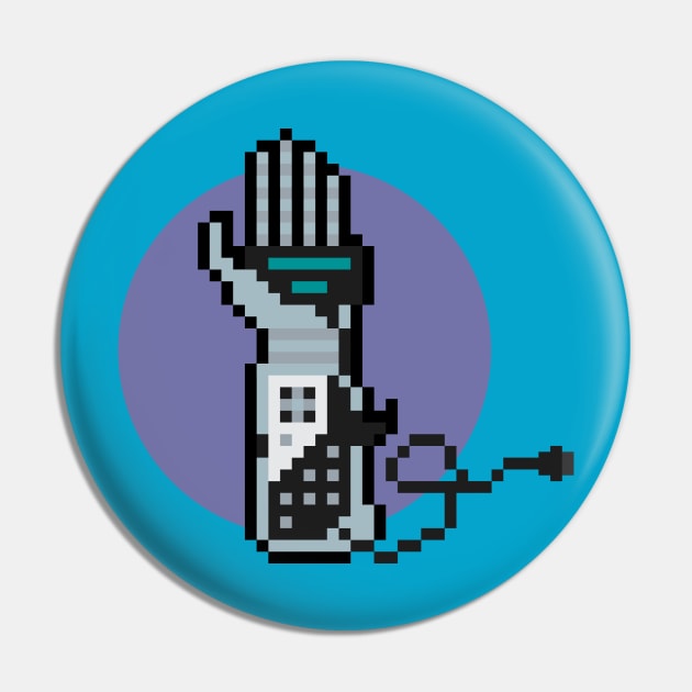 8Bit Power Glove Pin by L. Marco Miranda