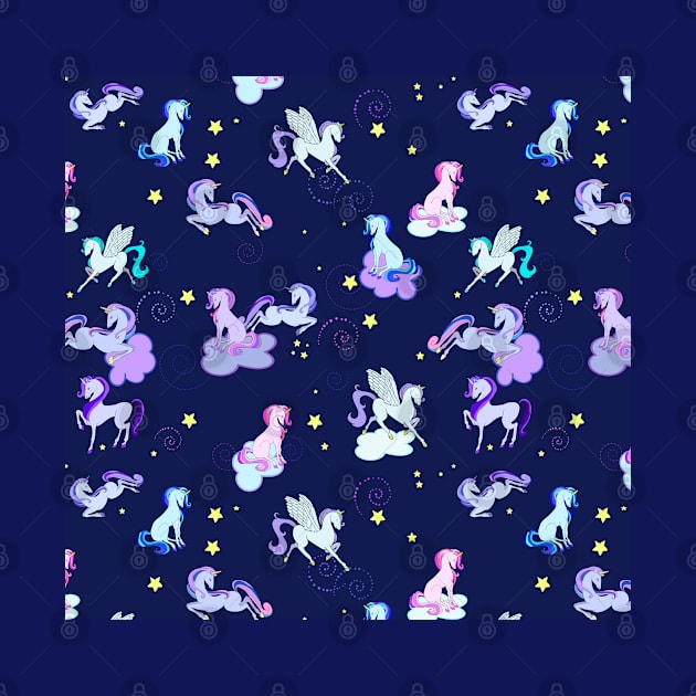 Midnight Unicorns by JulietLake