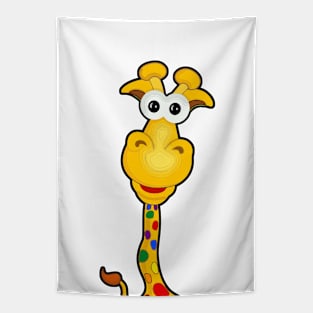 Big Gay Giraffe - LGBT Pride Rainbow. Tapestry