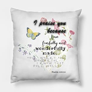 Psalm 139:14 Pillow