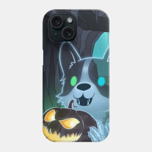 Spooky Ghost Corgi Phone Case