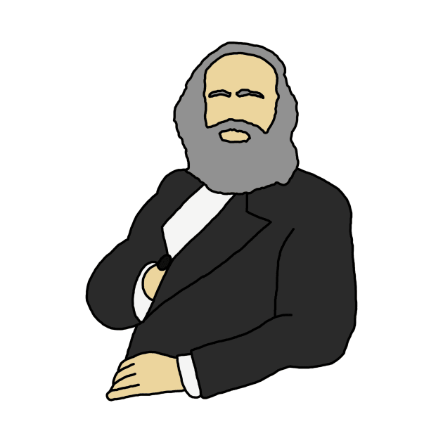 Karl Marx Illustration by ThingRubyDoes