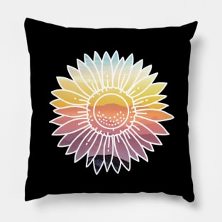 TA Colorful Outdoor Sunflower Pillow