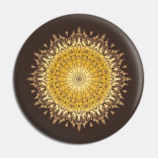 Sun Mandala Pin