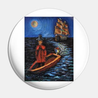 Oil Painting - "..and the light will avoid you!". 2011 Pin