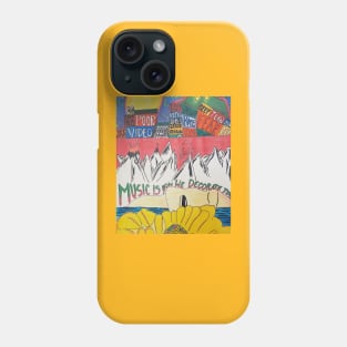 Music is How We Decorate Time by Addison Phone Case