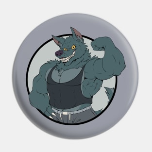 Gym Werewolf Male (no txt) Pin