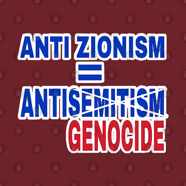 AntiZionism ≠ AntiSemitism = Anti-Genocide - Front by SubversiveWare