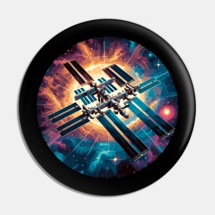 Spectacular Space Station - Cosmic Voyage Pin