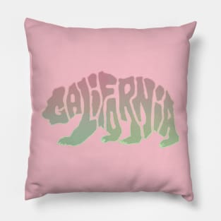 Cali Bear Soft Pastels Pillow