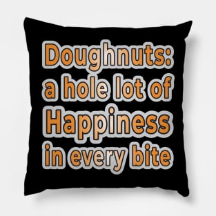 Doughnut Delight: Indulge in Sweet Celebrations on Doughnut Day" Pillow