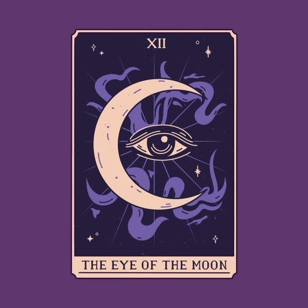 Spooky Tarot Card: The Eye of the Moon by SLAG_Creative