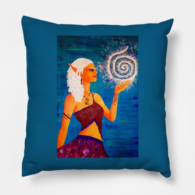 Light Elf Pillow by ArtbiteCrafts