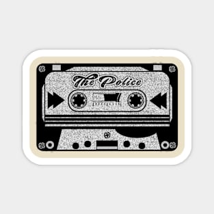 the police cassette Magnet