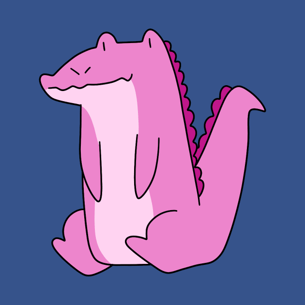 Pink Alligator by saradaboru