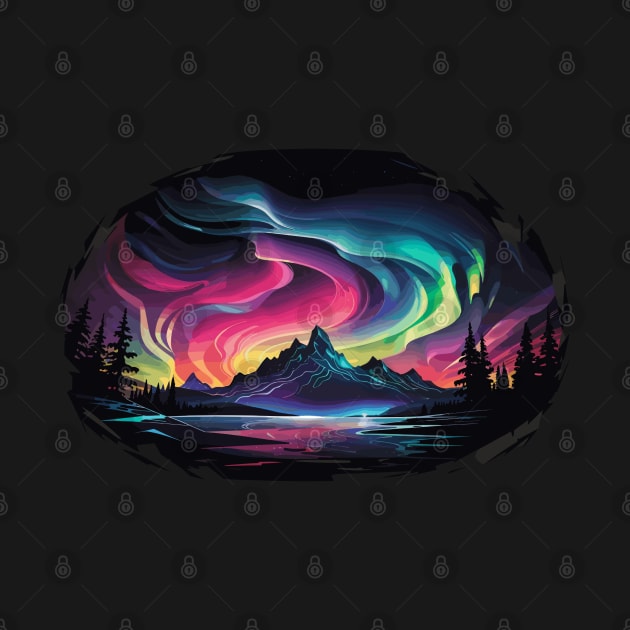 aurora borealis by vaporgraphic