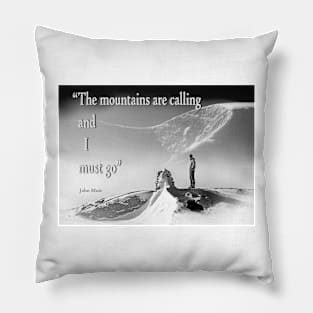 Mountain call Pillow