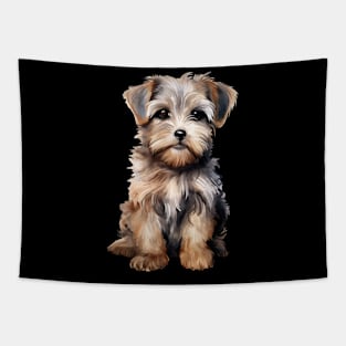 Puppy  Dandie Didmond Terrier Tapestry