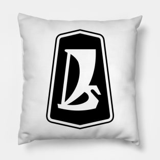 Lada Logo 1970s without lettering (black) Pillow