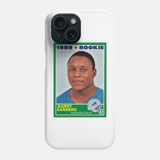 Retro Barry Sanders Rookie Card Phone Case