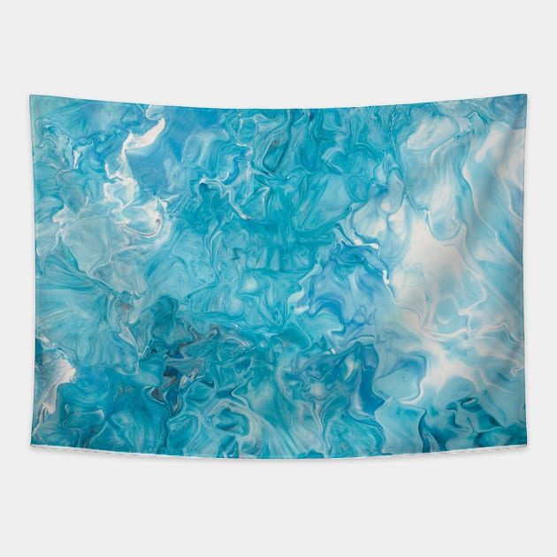 Blue Watercolor Tapestry by NewburyBoutique