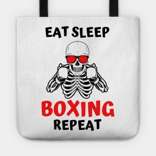 Eat Sleep Boxing Repeat Tote