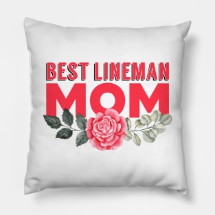 Best Lineman Mom (Bright) Pillow