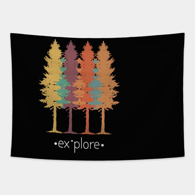 nature trees Tapestry by teemarket