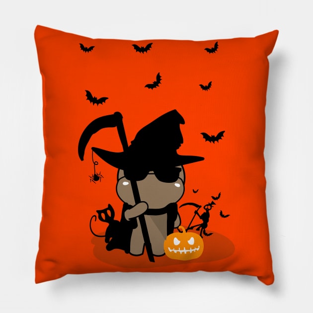 CoCo -Happy Halloween Pillow by CindyS