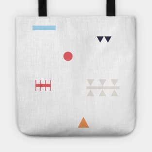 Fun minimal abstract Shapes Tote