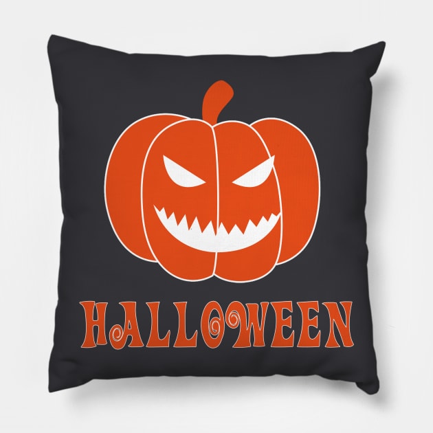 Happy Halloween Pillow by AhmedMaher