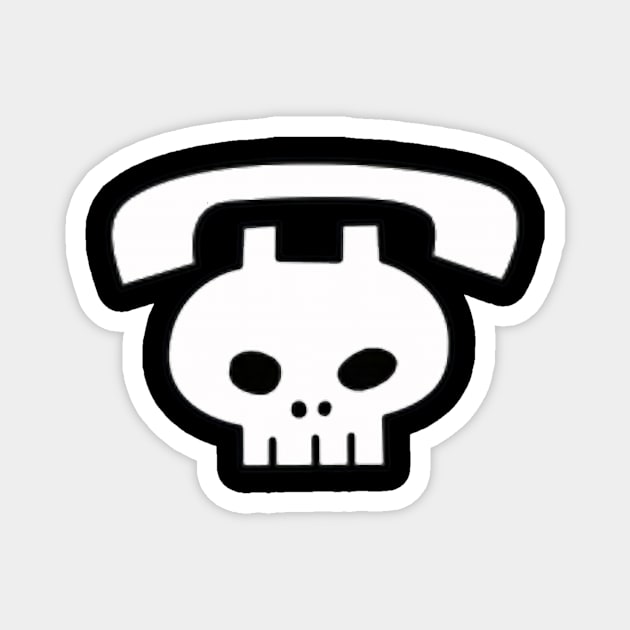 bone phone Magnet by Mr_Crow